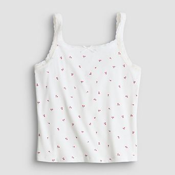 Girls 7-16 SO® Lace Trim Cami in Regular & Plus Size