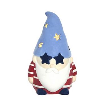 Celebrate Together™ Americana LED Gnome Solar Lantern Outdoor Decor