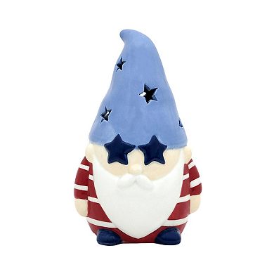 Celebrate Together™ Americana LED Gnome Solar Lantern Outdoor Decor