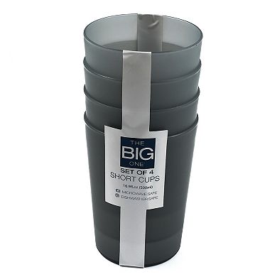 The Big One® 4-Pack Short Plastic Cups