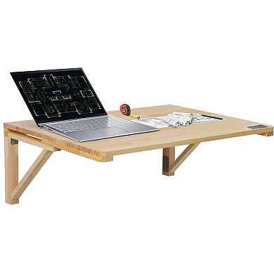 Space-Saving Wall Mounted Foldable Desk for Apartments and Dorm Rooms