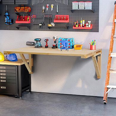 Space-Saving Wall Mounted Foldable Desk for Apartments and Dorm Rooms