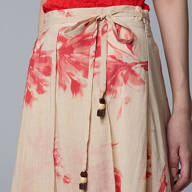 Women's Simply Vera Vera Wang Ruffled Midi Skirt