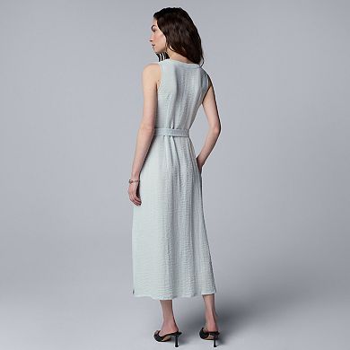 Women's Simply Vera Vera Wang Belted A-Line Midi Dress