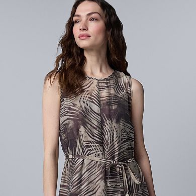 Women's Simply Vera Vera Wang Belted Dropwaist Maxi Dress