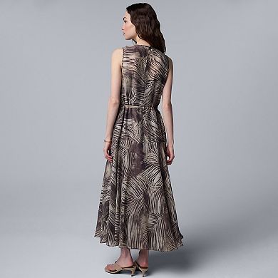 Women's Simply Vera Vera Wang Belted Dropwaist Maxi Dress