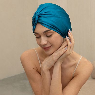 100% Turban Style Twisted Silk Caps