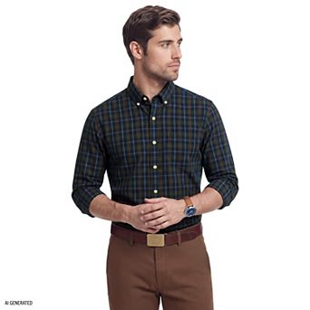 Men’s IZOD Holiday Tartans Button-Down Shirt