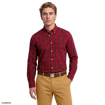 Men’s IZOD Holiday Tartans Button-Down Shirt