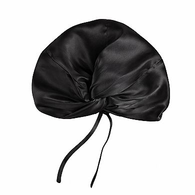 Pure Silk Twisted Turban Style Cap Adjustable Strings