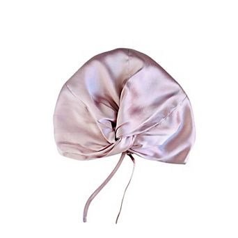 Pure Silk Twisted Turban Style Cap Adjustable Strings