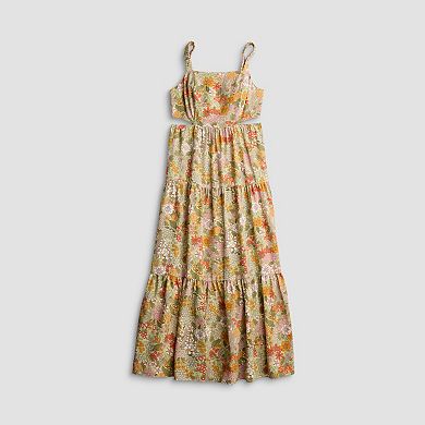 Juniors' Rewind Cut Out Maxi Dress