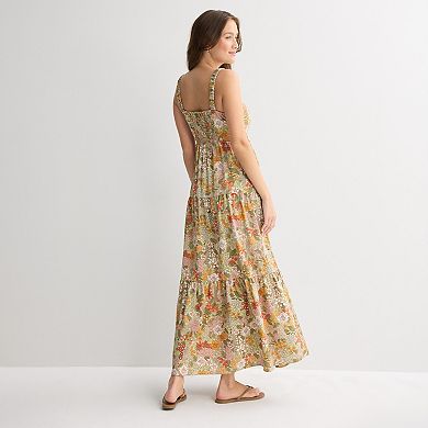 Juniors' Rewind Cut Out Maxi Dress