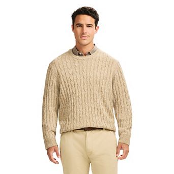 Men's IZOD Cable Knit Crew Neck Sweater