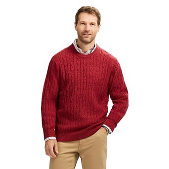 Men's IZOD Cable Knit Crew Neck Sweater
