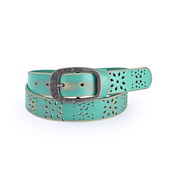 Women's Blooming Crocus Leather Belt