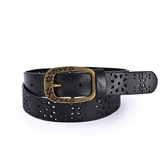 Women's Blooming Crocus Leather Belt