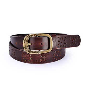 Women's Blooming Crocus Leather Belt