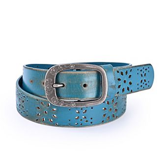 Women's Blooming Crocus Leather Belt