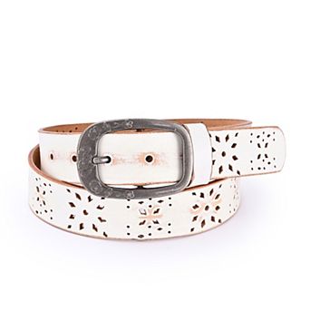 Women's Blooming Crocus Leather Belt