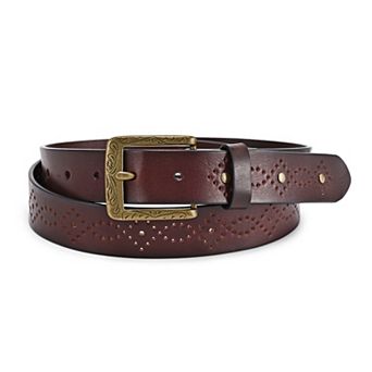 Women's Daisy Blossom Leather Belt