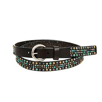 Women's Amazonite Leather Belt