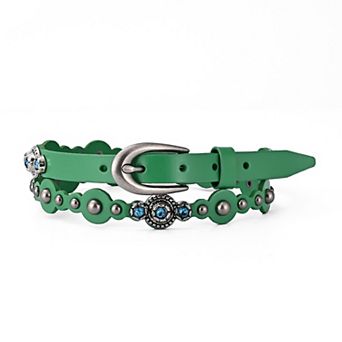 Women's Rosa Flourish Leather Belt