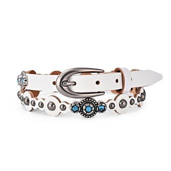 Women's Rosa Flourish Leather Belt