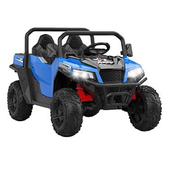 24V Ride on Dump Truck with Remote Control, Electric Dump Bed & Extra Shovel