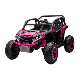 Heavy Duty 24v 2-Seater Ride-on UTV for Kids, 4WD Off-Road Electric Vehicle, Remote Control
