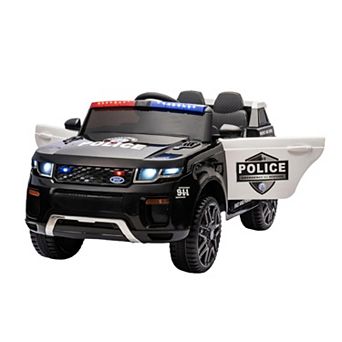 12V Kids Ride on Police Car with Remote Control Toddler Electric Truck Ride on Toy