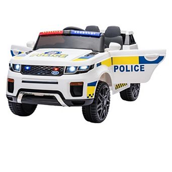 12V Kids Ride on Police Car with Remote Control Toddler Electric Truck Ride on Toy