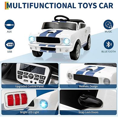 Licensed Shelby GT350 Kids Electric Car with Parent Remote Control
