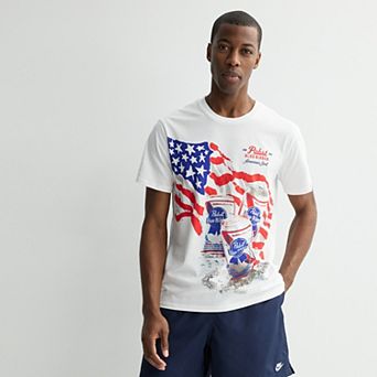 Men's Americana Pabst Blue Ribbon Graphic Tee