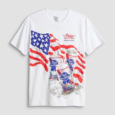 Men's Americana Pabst Blue Ribbon Graphic Tee