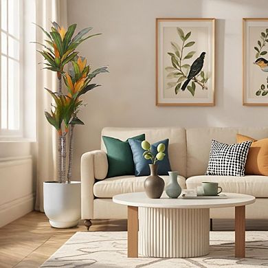 IDEALHOUSE Artificial Dracaena Tree, Realistic Potted Plant