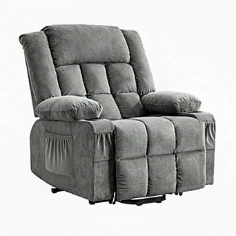 IDEALHOUSE Power Lift Recliner Chair, 37.4 Inch Wide, with Heat & Massage