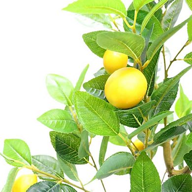 IDEALHOUSE 5FT Artificial Lemon Tree, Realistic Faux Plant with Fruits for Home Décor