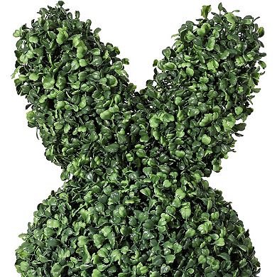 IDEALHOUSE 3ft Artificial Boxwood Topiary Double Ball with Vintage Planter