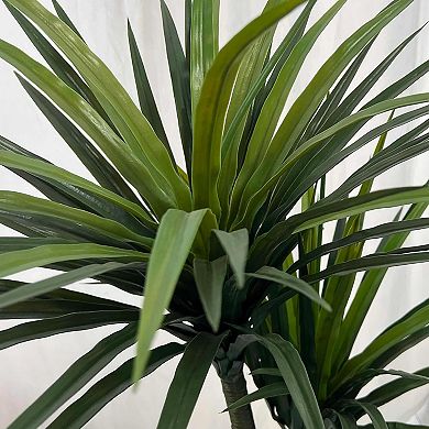 IDEALHOUSE 5FT Artificial Dracaena Tree, Fade-Resistant Fake Plant for Home & Office Décor