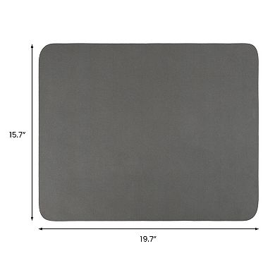 1Pc Large Diatomaceous Stone Dish Drying Mat, Quick Dry Coffee Mat for Kitchen 19.7*15.7 in