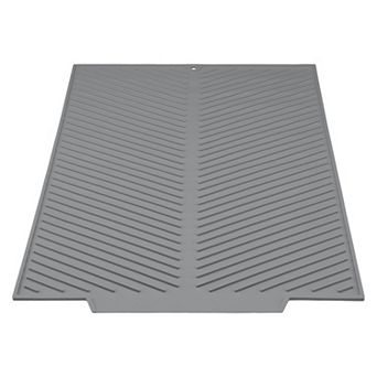 1 pc Silicone Dish Drying Mat for Kitchen Counter, Heat Resistant Kitchen Mat 20.1*16.1 in