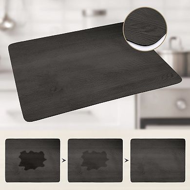 1Pc Large Diatomaceous Stone Dish Drying Mat, Solid Dish Drying Mats 19.7*15.7 in