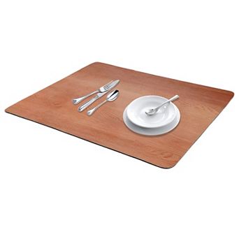 1 pc Large Diatomaceous Stone Dish Drying Mat, Solid Dish Drying Mats 19.7*15.7 in