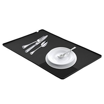1 pc Silicone Coffee Mat, Removable Bar Mat with Concave and Convex Design 23.6*15.7 in