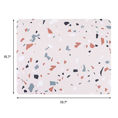 1Pc Large Diatomaceous Stone Dish Drying Mat, Quick Dry Dish Drying Mats 19.7*15.7 in