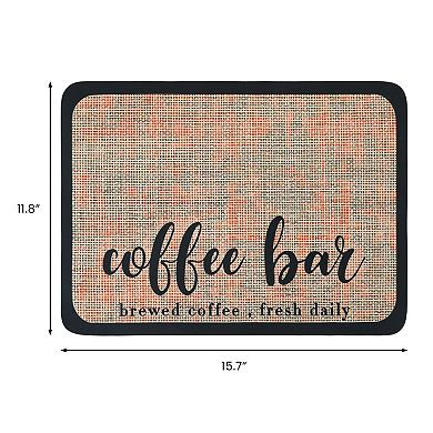 1Pc Large Diatomaceous Coffee Bar Mat, Quick Dry Dish Drying Mats 15.7*11.8 in