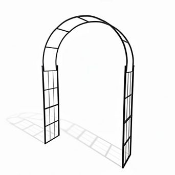 IDEALHOUSE Metal Garden Arch Trellis for Climbing Plants