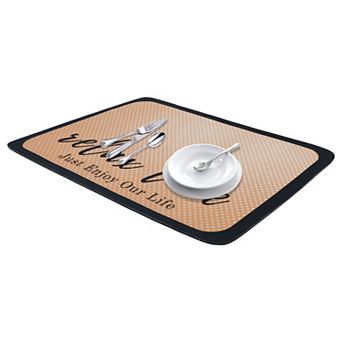 1 pc Large Diatomaceous Coffee Bar Mat, Quick Dry Dish Drying Mats 19.7*15.7 in