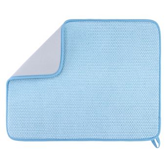 1 pc Dish Drying Mat, Absorbent Microfiber Kitchen Mat, Stone Drying Mat 19.7*15 in